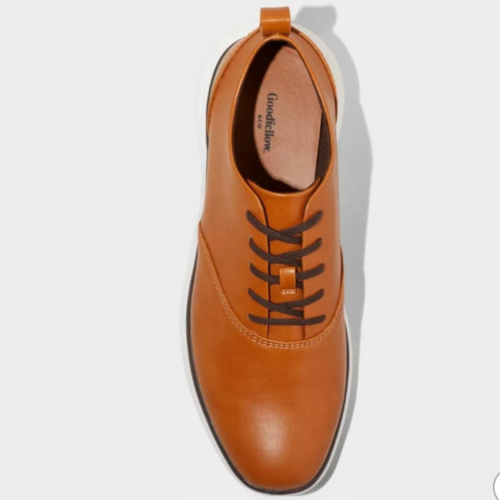 Goodfellow & Co Luis Hybrid Oxford Sneakers - Cognac Size 9